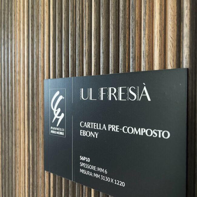 Pannelli fresati UL Fresà