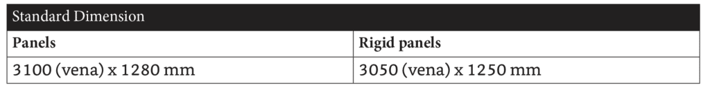 UL FRESA Standard Dimension